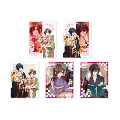 Fujimi L Bunko Fair 02 Kakuriyo No Yadomeshi [Official & Original Illustrations] Acrylic Card 5-Piece Box