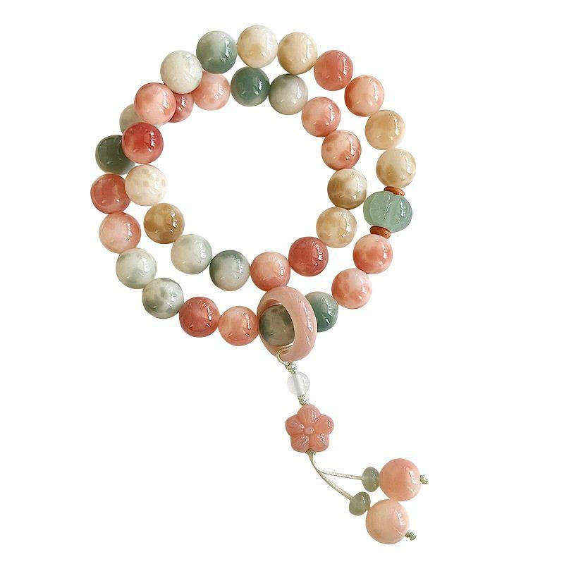 Natural Bodhi Bracelet Student Plate Play Double Circle Single Circle Handheld Girl Jewelry Prayer Bead Bracelet
