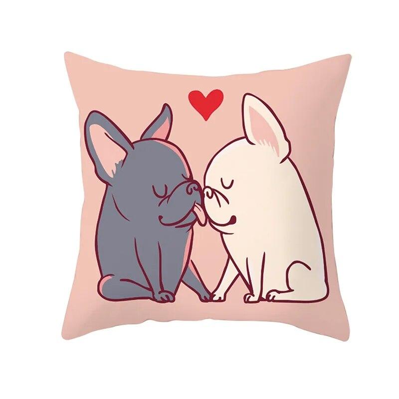 Happy Valentines Day LOVE Heart Față de pernă pentru cuplu Husă de pernă pentru canapea Husă de pernă pentru pat Husă de pernă Decor acasă Husă de pernă pentru mașină