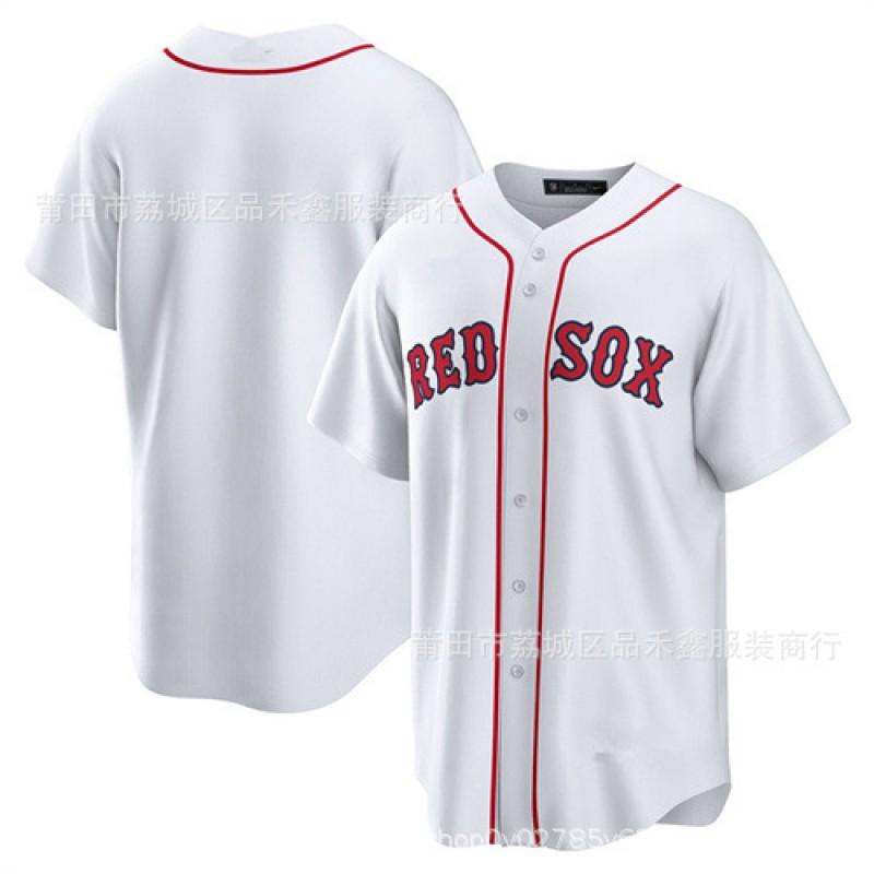 Boston Red Sox 34 Ortiz Baseballtrikot Baumwolle Herren Damen Unisex Sport Fanartikel Herbst Winter