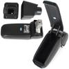 Dacia Sandero I 08-12 Armrest SET BLACK ECO LEATHER + Installation Kit