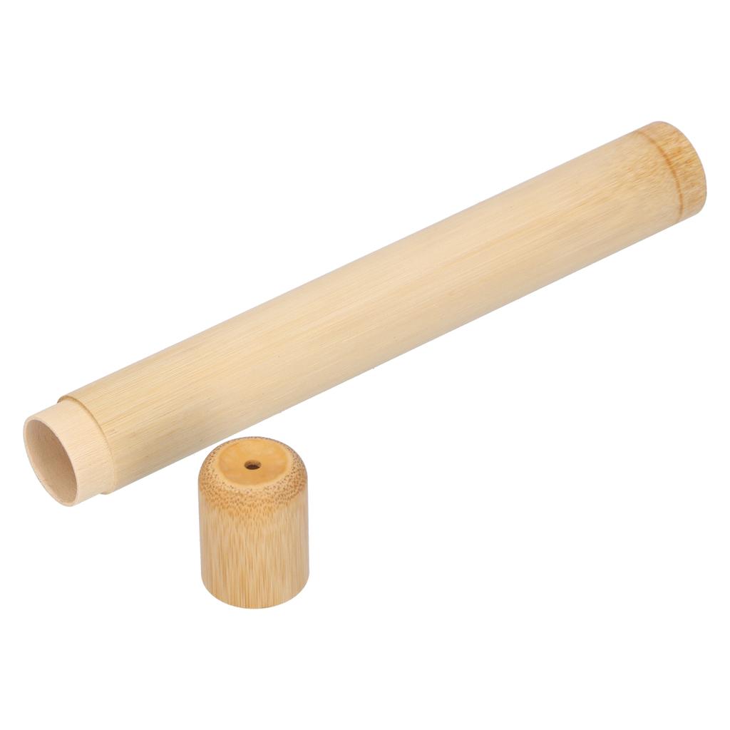 Mini Tea Leaf Jar Container Portable Tea Canister Round Shape Bamboo Tube Storage Box Cylinder