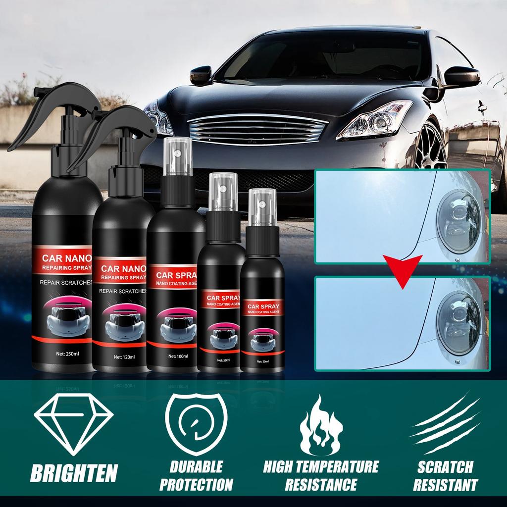 Car Coating Spray Glass Sealer Glazing Liquid Coating Agent Car Care Dust & Stain Resistant