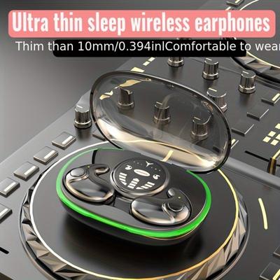 Ultra-thin Sleep Wireless Headphones, High-fidelity Sound Quality and Loud Volume, Comfortable To Wear, Touch Control Operation, Half Open Back Design