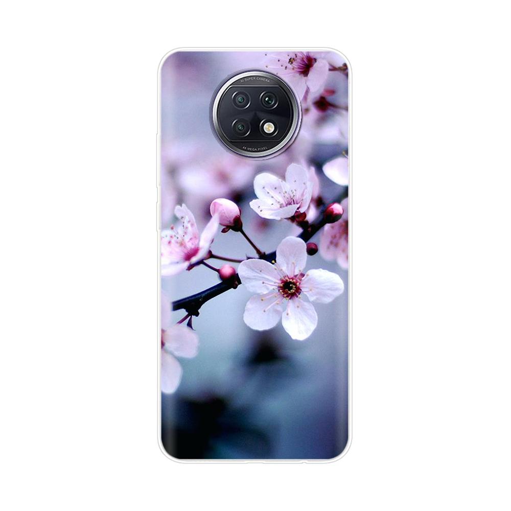 Fashion TPU Phone Case For Xiaomi Redmi Note 9T Soft Silicone Painting Case for Redmi Note 9T 5G Case Note9T 9 T coque flower