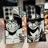 Sabo Luffy Ace One Pieces Coque For Galaxy S26 Ultra Phone Case For Samsung S26 S25 S24 S23 S21 Ultra S20 FE S25 Plus Soft Cover