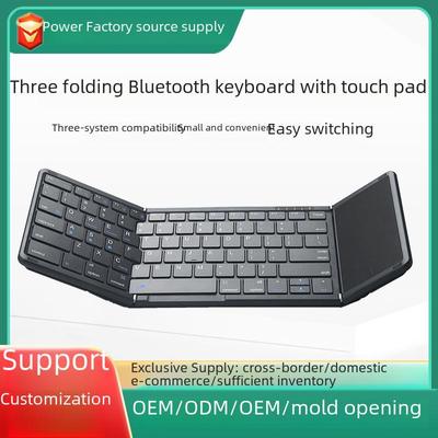 Foldable Bluetooth Touchpad Keyboard & Mouse: Multi-Device, Universal for Phones, Tablets, Notebooks