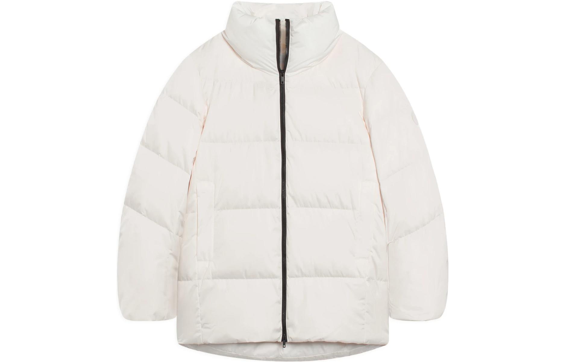 Li Ning Sports Fashion Collection Down Jacket Women s Ecru AYMS368-1 XXL