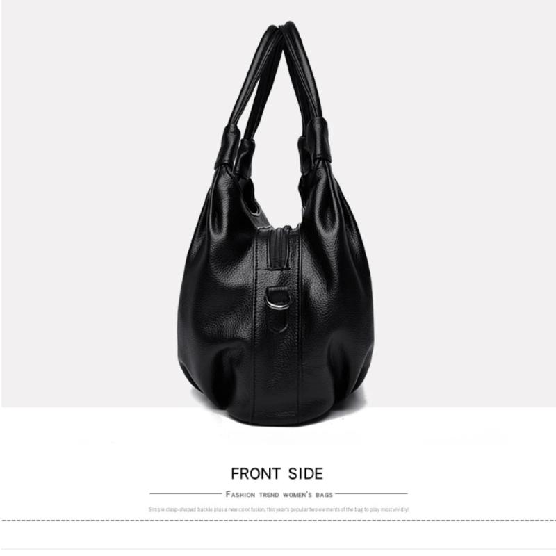 Designer Brand Top Quality Soft PU Faux Leather Casual Tote Bags for Women Handbag Luxury Female Shoulder Crossbody Bag