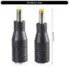 Universelle Netzteilanschlüsse 7,9x0,9mm Buchse auf 5,5x2,1mm Stecker Netzteiladapter für Laptops Elektronik