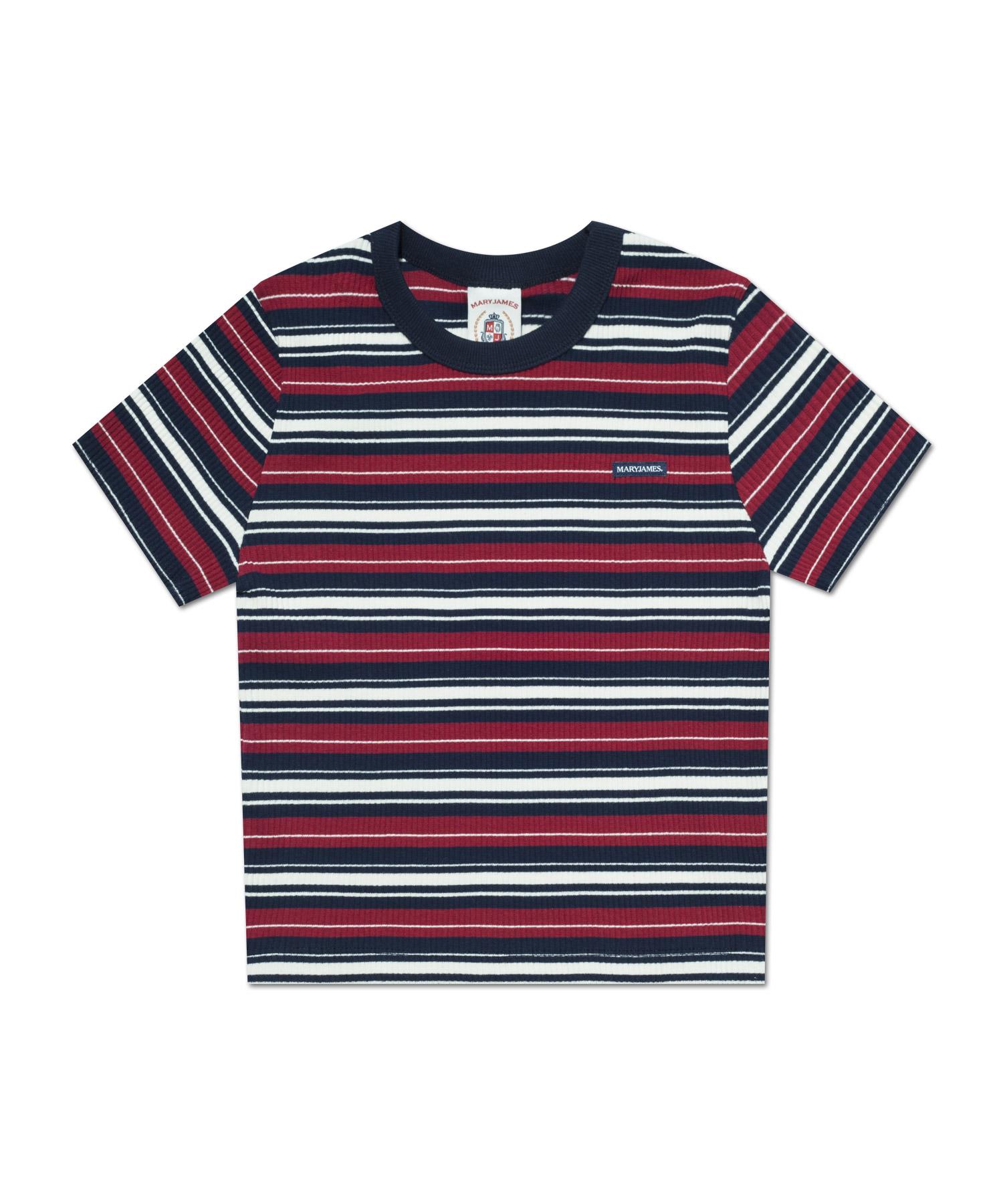 Mary James (W) Fidelius Crop T - Burgundy Free