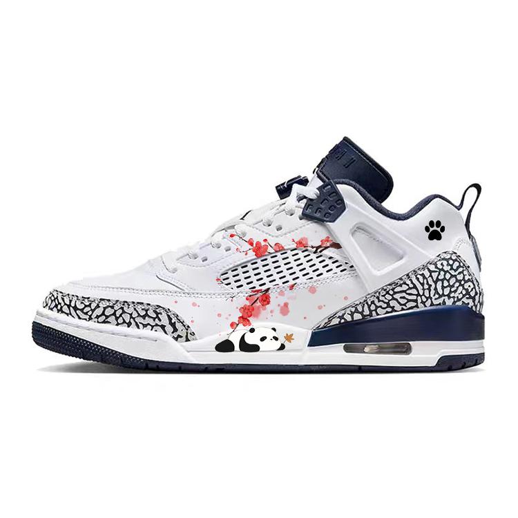 

Jordan Spizike Red Plum And Wax Plum, Panda Lying On Its Stomach Abrasion Resistant Slip Resistant Low top FQ1759-104(Team56- ) 40