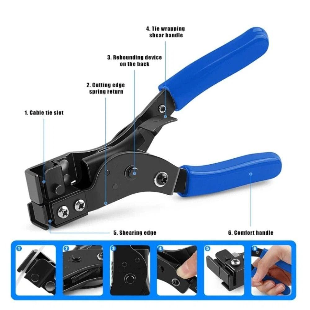 Multipurpose Cable Tie Tool Manual Winding Binding Bundle Tool Manual Winding Tool Wrapping Tasks
