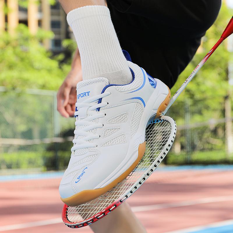 Badminton Shoes for Men and Women Professional Sports Training Shoes Shock-Absorbing Breathable Table Tennis Shoes, Tennis Shoes