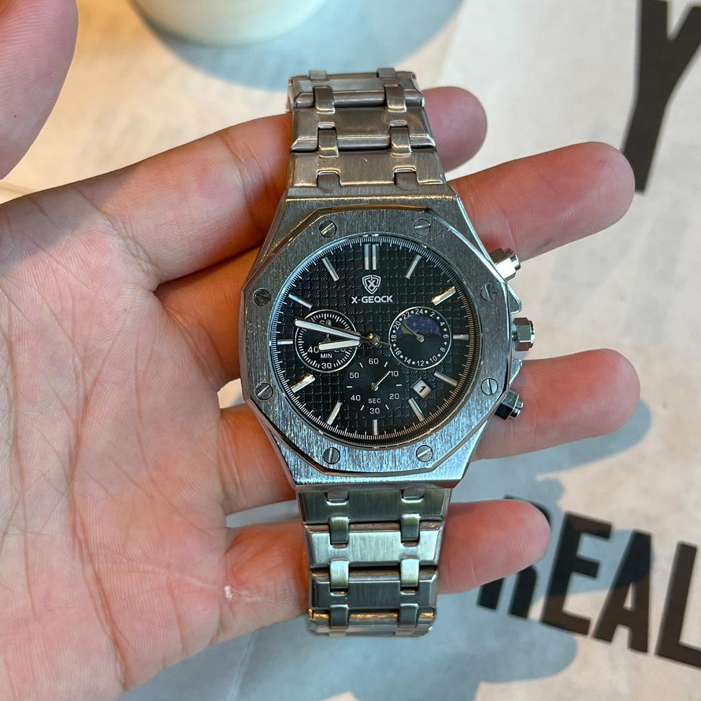 Watch Men'S Three Eyes Six Needles Multifunctional Steel Belt Multifunctional Men'S Watch Watch