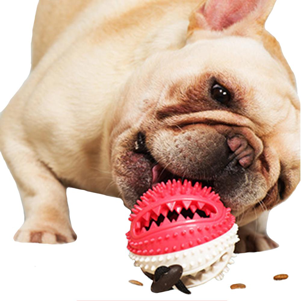 

Treat Dispensing Dog Toy Dog Tooth Cleaning Toy Pet Interactive Chase Toys Durable Puppy Puzzle Toy Dog Slow Feeder Toy for Small Medium Large Dogs