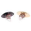 1Set Metal Concave Output Jack Plate Socket & Screws For Electric Guitar Replacement Oval Electric Guitar Pickup Accessories