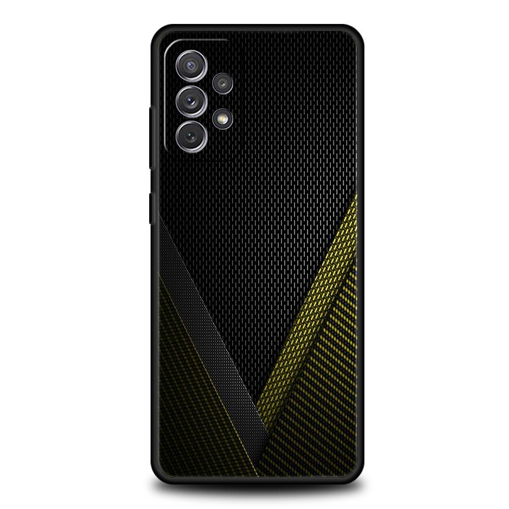 Carbon Fiber Phone Case For Samsung Galaxy A13 A51 A71 A41 A31 A21S A11 A01 A03S A12 A32 A52 A22 A23 A33 A53 A73 5G Soft Cover