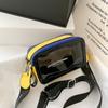 Summer transparent casual small bag women's new oblique span shoulder versatile fashion jelly bag small square bag