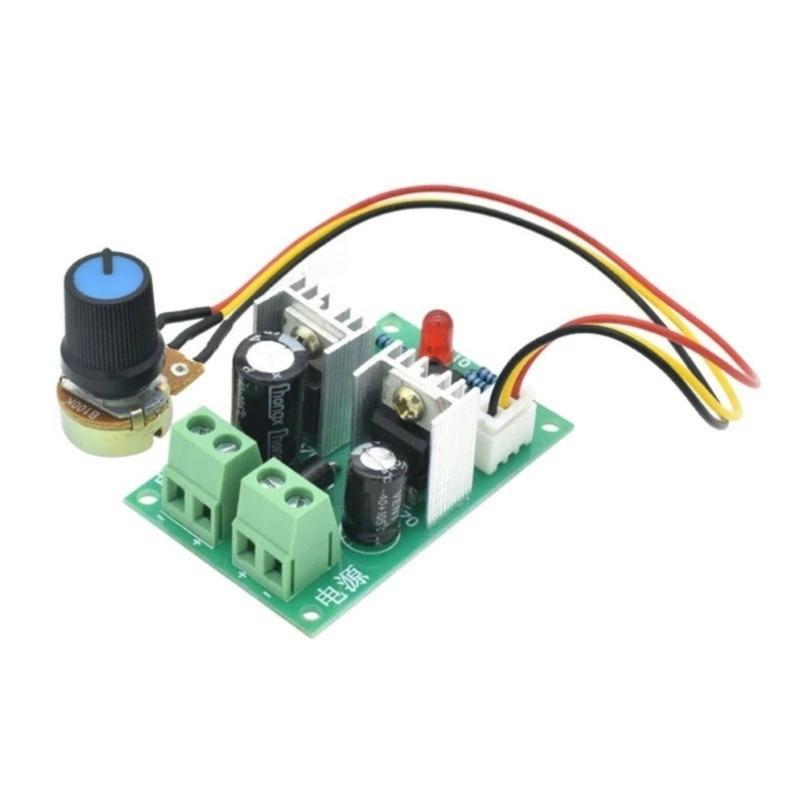 Kompakter PWM-Drehzahlregler 3A Motor Treiber Modul Einstellbare 0 Bis 100 Drehzahlregelung DC12V-36V Eingang für Geräte