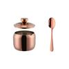 stainless steel seasoning jar Seasoning Jars Korean Style Condiment Pot Spice Container with Lid Salt Organizer Kitchen Tools