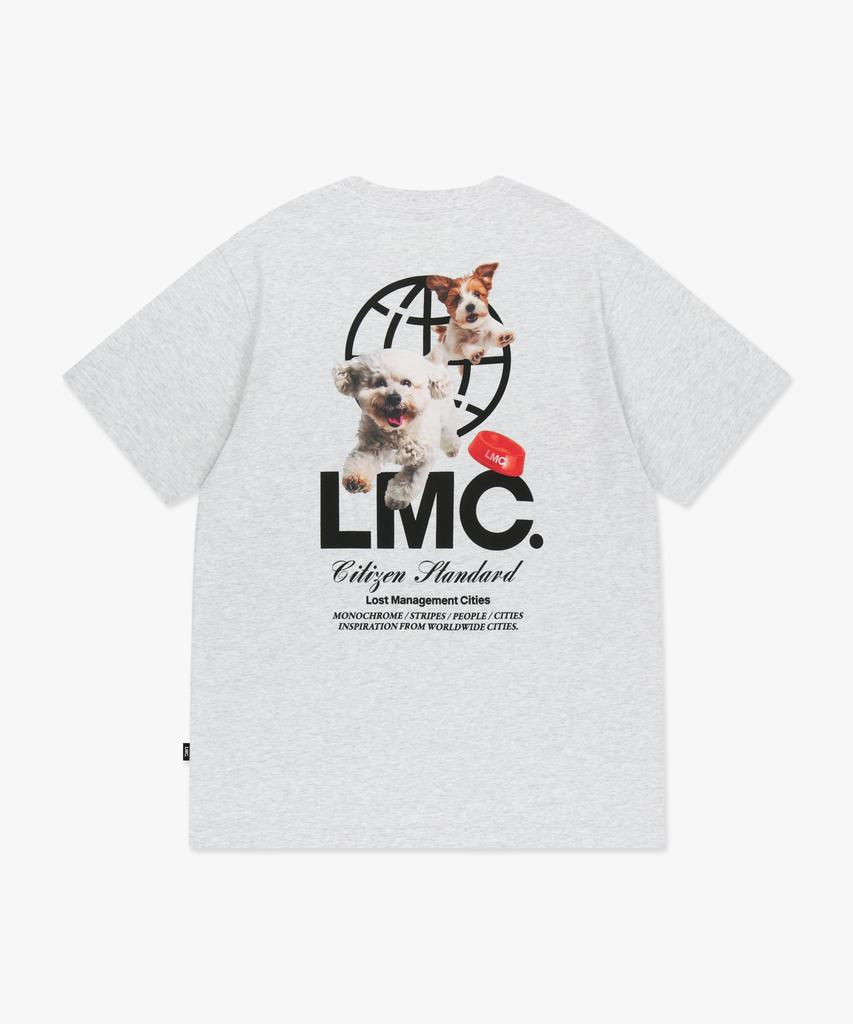 LMC Flying Puppy Tee Light Heather Gray
