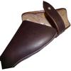 British .455 Webley Revolver Leather Holster LEFT HANDED - Dark Brown P7-DF1Q-Y23I