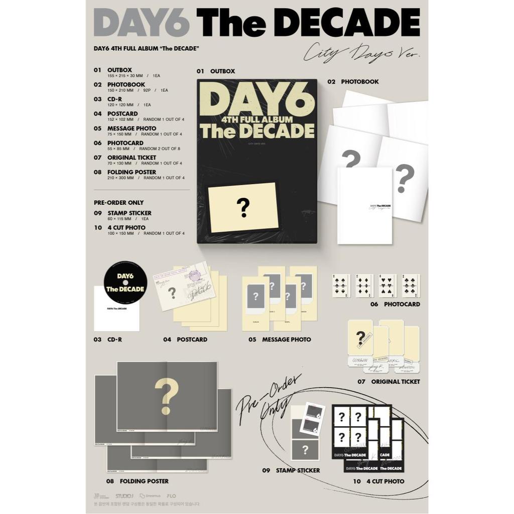 DAY6 The DECADE / 4th Full Album