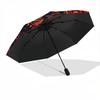 1pc Wolf Pack "Flame Crest" Automatic Umbrella High Quality Canopy, Portable Folding Umbrella With, Ideal Gift for - Travel, Everyday, Formal Events,
