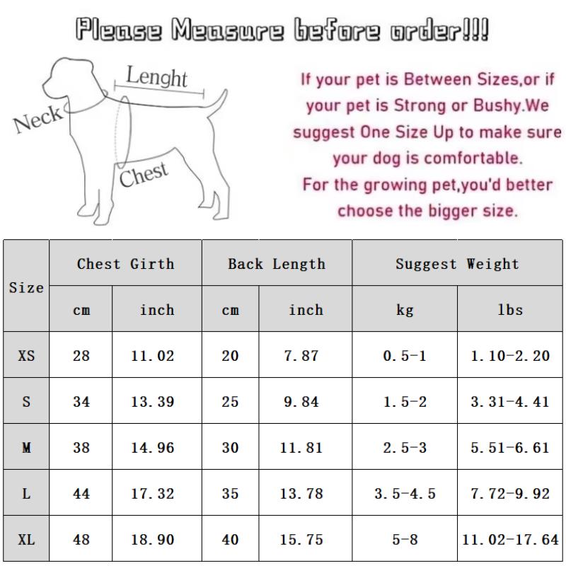 Winter Jumpsuit Dog Warm Jacket Dog Clothes Puppy Print Dog Coat Chihuahua French Bulldog Bichon Four Legs Pet Clothing Apparels