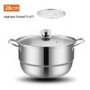 Uoto Edelstahl-Dampfgarer Topf