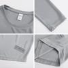 Men's Outdoor Quick-Dry Loose-Fit Long Sleeve Running Shirt - Plus Size, Sweat-Wicking, Marathon Team Uniform for Spring and Autumn Fitness