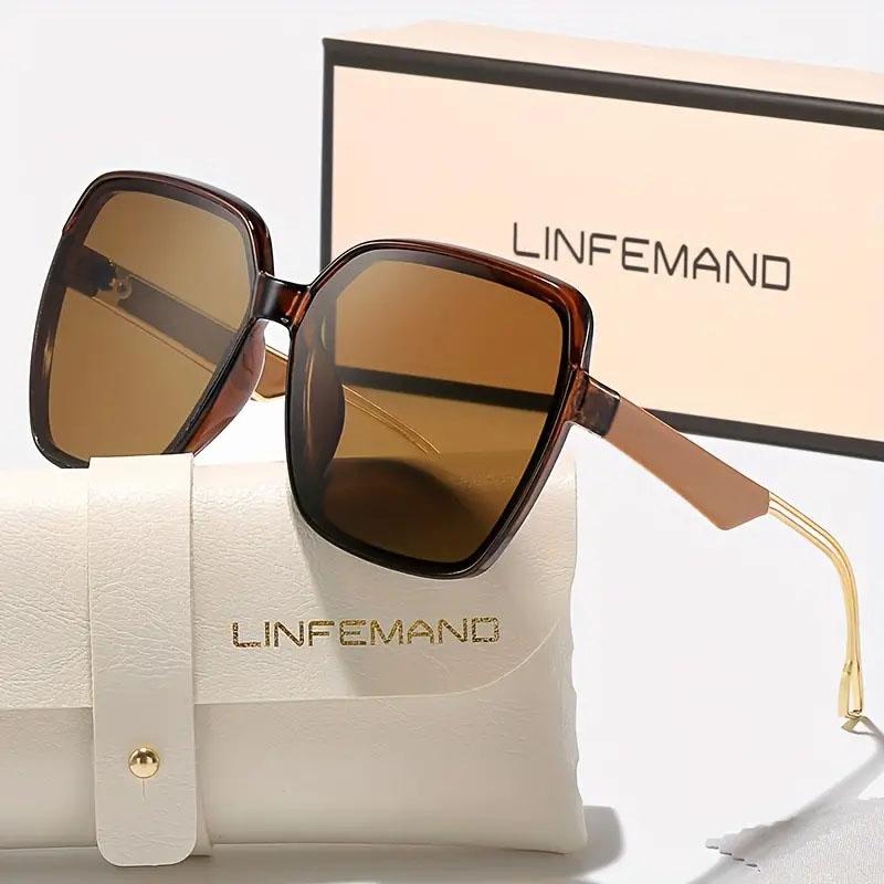 Fashion Polygonal Large Frame Women's Eyewear Outdoor Eyewear Party Glasses Beach Travel Sunglasses UV400 Colour Gradient Eyewear