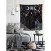 Hecate Moon Goddess Tapestry Wiccan Triple Hekate Wall Witchy