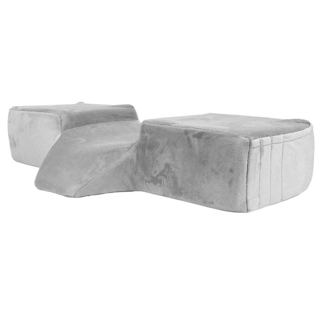 Eyelash Extension Neck Pillow Ergonomic Comfy Memory Foam Lash Extension Pillow with Side Pocket