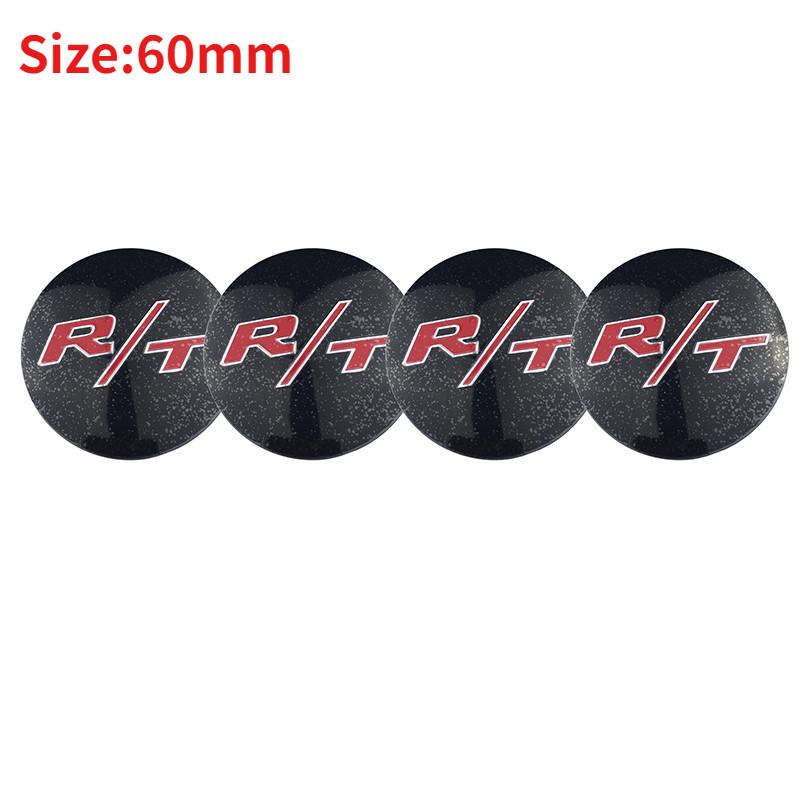 4PCS 56/60/65mm Car Wheel Center Sticker Hub Badge for Dodge AVENGER CALIBER CARAVAN Challenger CHARGER DART DURANGO JOURNEY RAM