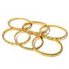 French Retro Geometric Zircon Bracelet: 18K Gold-Plated, Non-Fading, Waterproof, Hypoallergenic Jewelry