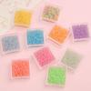 30g Holeless Luminous Glass Rice Beads for DIY Jewelry Crafting
