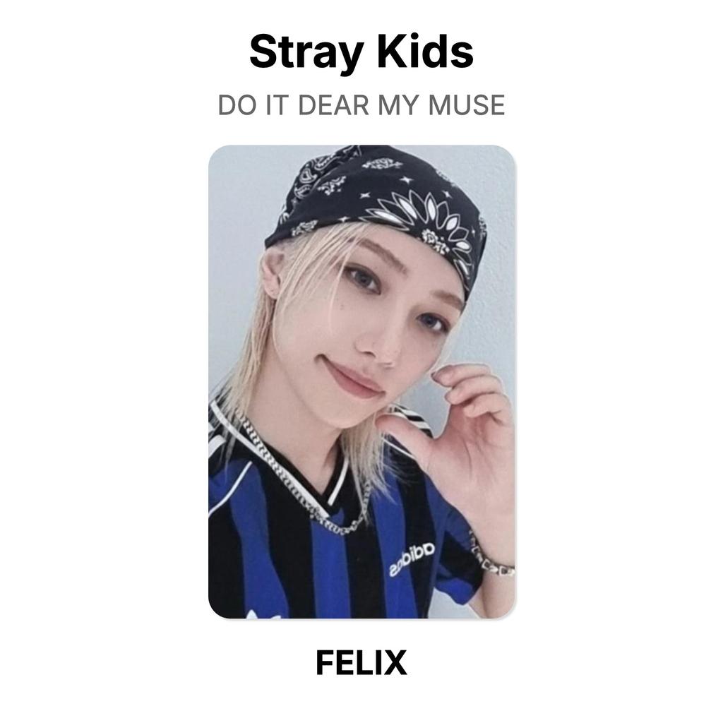 Stray Kids DO IT DEAR MY MUSE Official Photocard
