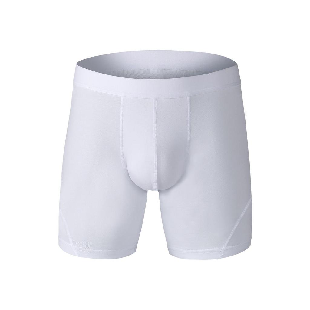 Herren Baumwoll Unterwäsche Shorts Männlich Lange Unterhosen Verlängerte Fitnesshose Sport Boxers M L XL XXL 3XL