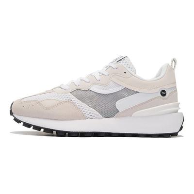 Li Ning Fang Yuan Classic Low Top Sports Casual Shoes Women Sneakers White Sand Gray AGCS018-1