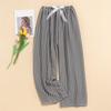 Women's Casual Fashion Sleep Pants Striped Loungewear Pants Wearable As Outerwear High-Waisted Pants