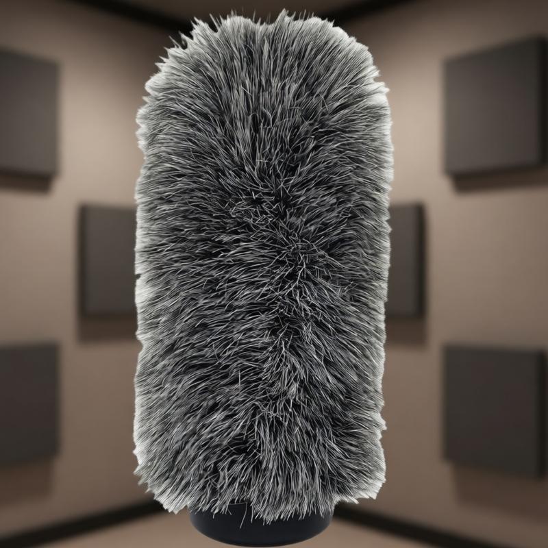 Microphone Windscreen Cover For NTG3, ME66, MKH416/418 Mic Cover with 18cm Long 2cm Diameter With High Noise Reduction