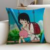 Dark TTakopis Original SinS Cushion Cover Breathable and Skinfriendly Linen Pillowcase Square Removable and Washable Cushion