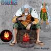 15cm High One Piece Dark King Rayleigh Sitting Pose Pvc Anime Figure Handicraft Wholesale