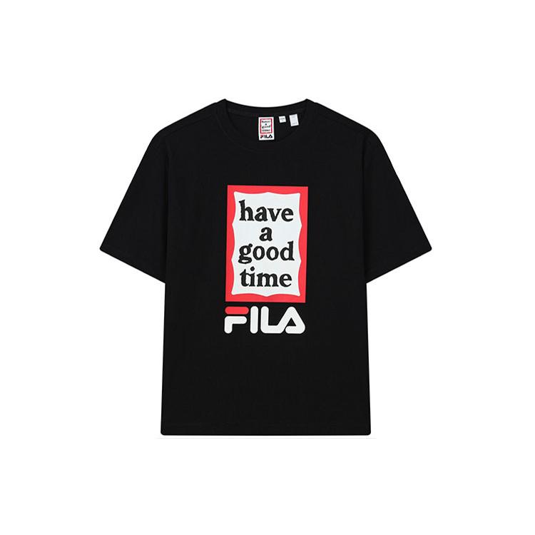FILA x Have A Good Time T Shirt Unisex Jet Black F11U229103F-BK M
