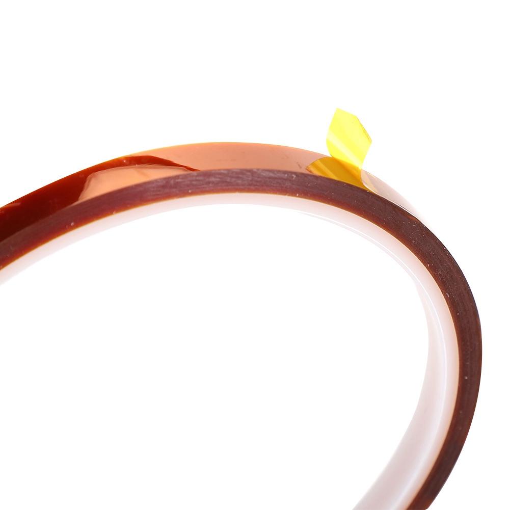 2PCS 3 High Temperature Resistant Adhesive Tape Polyimide Film Yellow Brown Accessory