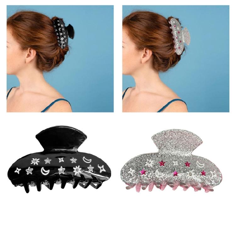 Moon Star Jaw Clip Hair Claw Clip Hair Grip Female Girl Hair Shaping Decorations