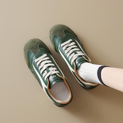 Scarpe da allenamento Augustus Dengde nuove autunnali suola sottile scarpe da ballo suola spessa scarpe da ginnastica Forrest Gump suola morbida scarpe