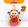 GARFIELD Peluche Famiglia Portachiavi Carino Anime Gatto Garfield Odie Animali di Peluche Divertenti Bambola Peluche Ciondoli Regali Bambino